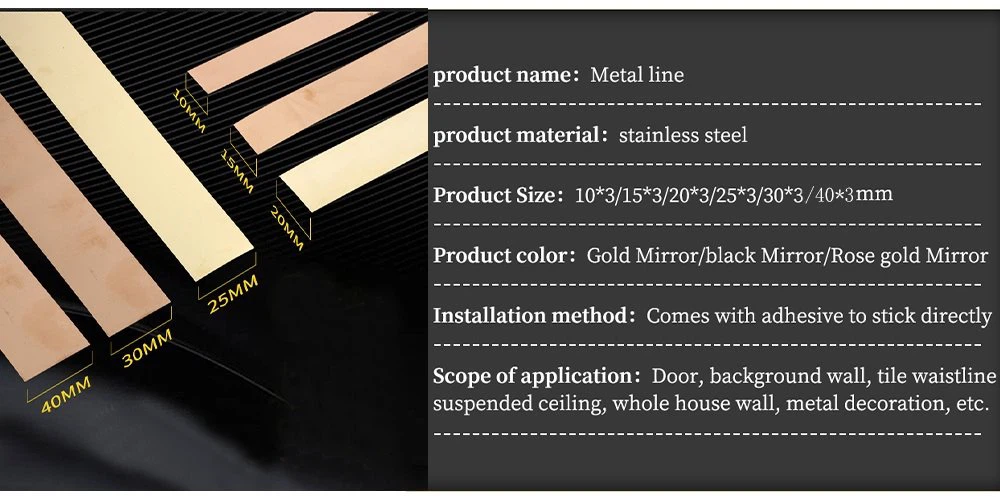 2 self-adhesive decorative strips