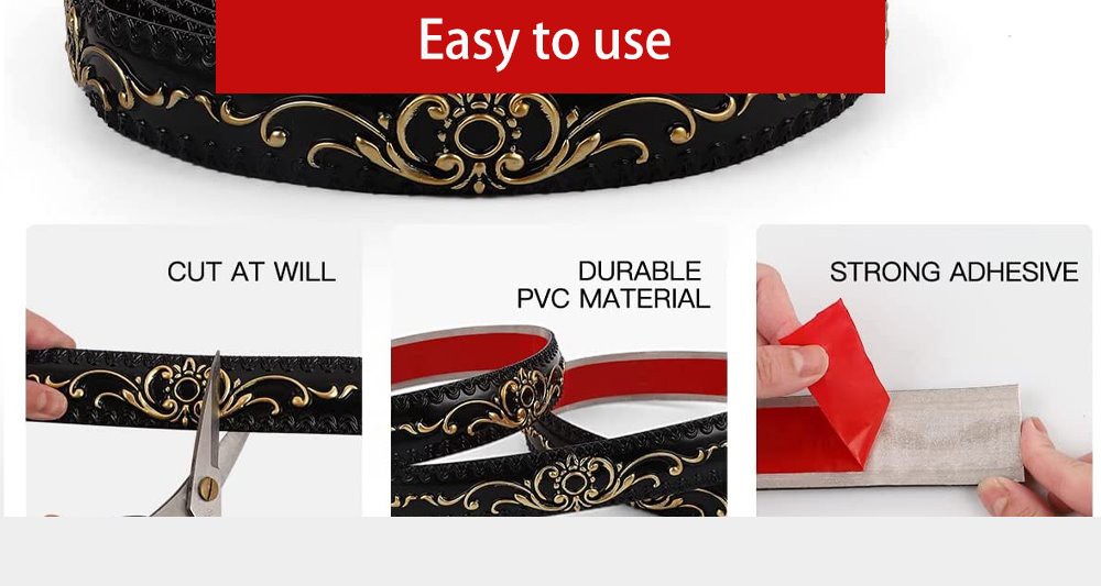 3 Flexible crown molding trim wall trim