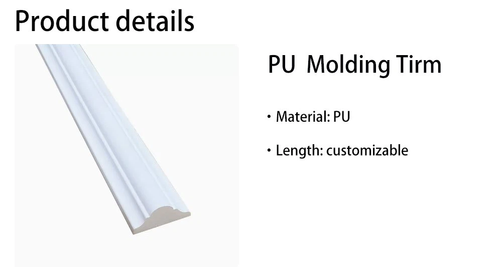 2 Polyurethane Cornice Moulding Trim