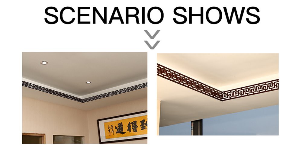 4 Self-Adhesive Ceiling Skirting