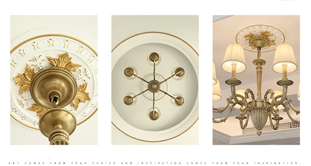 5 ABS modern ceiling medallion