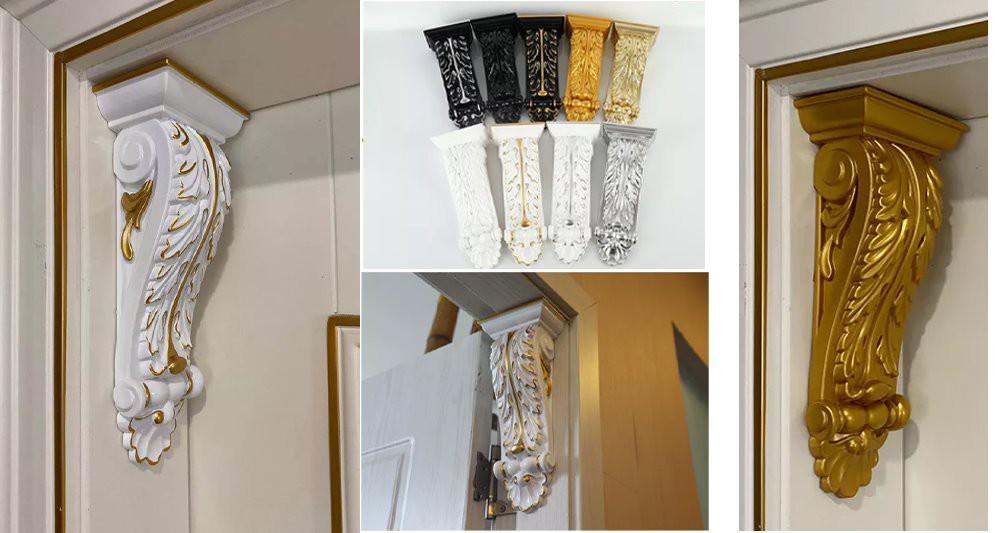 5 wall shelves corbel