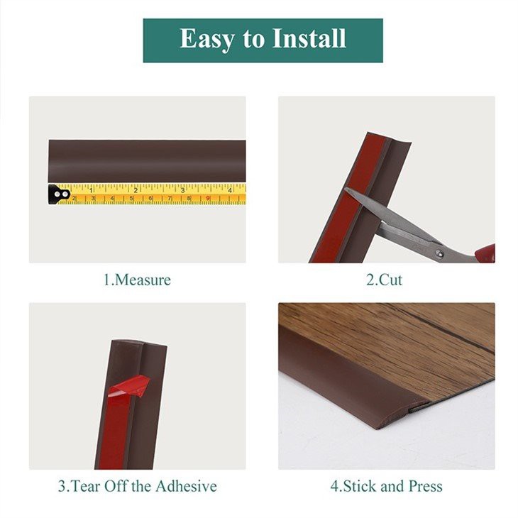 4 Flat Carpet Rug Edging Strips