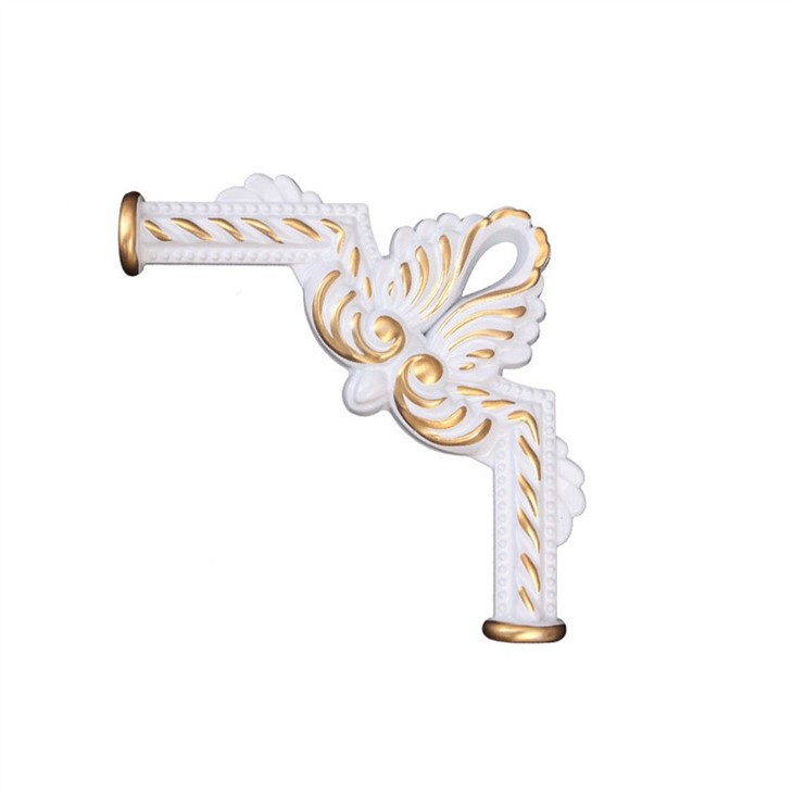 2 carved onlay applique decor