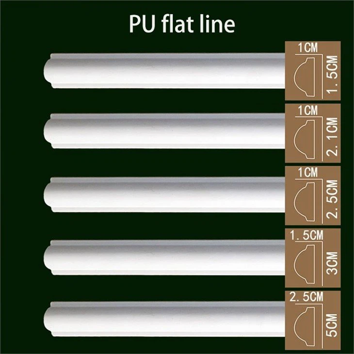 2 Polyurethane Cornice Moulding Trim