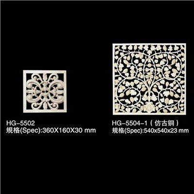 Decorative Corner Onlays and Appliques